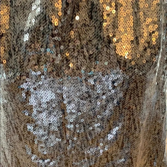 Ralph Lauren gray sequin dress 2 - Picture 3 of 5